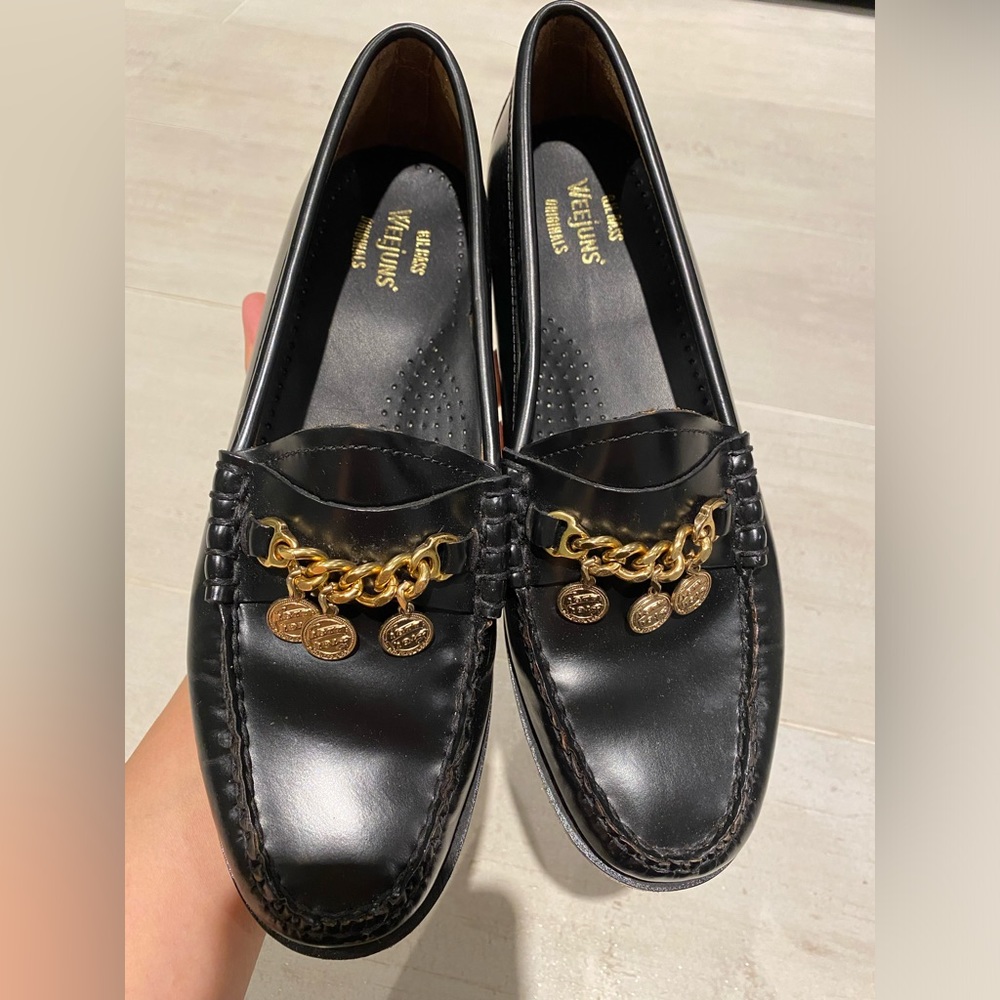 GH Bass Weejuns Originals Black Loafers